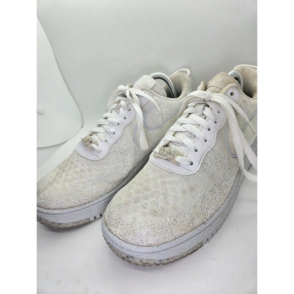 Nike Air Force 1 Ultra Flyknit Low Crater Shoes Men\'s 9 White Athletic Sneakers main image 6